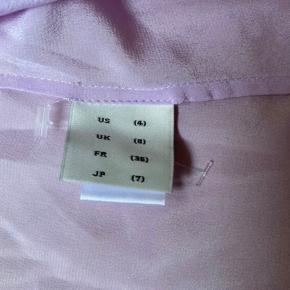 ADAM Lippes Purple Tank Top Sz 4 Womens BNWOT Silk - Picture 3 of 4